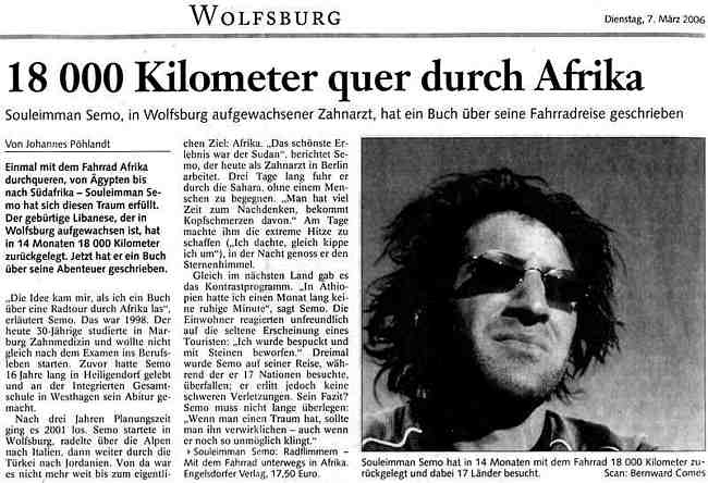 Wolfsburger Nachrichten vom  7. März 2006